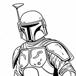 Boba Fett Coloring Page | Boba Fett coloring page
