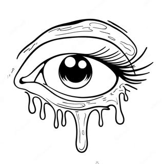 Blood-Themed Coloring Page | Blood-Themed coloring page