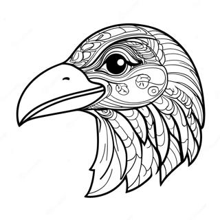Ravens Coloring Page | Ravens coloring page