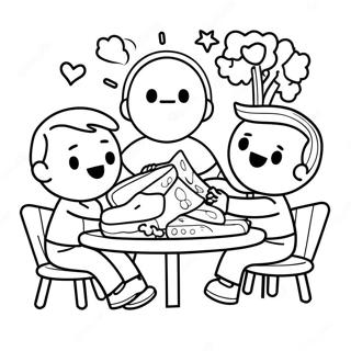 Collaborative Coloring Page for Kids | Collaborative coloring page