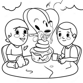 Fun Collaborative Coloring Page with Friends | Collaborative coloring page