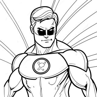 Green Lantern Coloring Page | Green Lantern coloring page