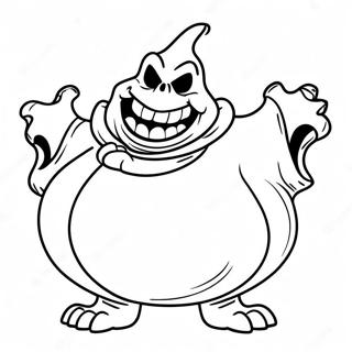 Oogie Boogie Halaman Mewarnai