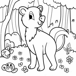 Forest Animals Coloring Page | Forest Animals coloring page