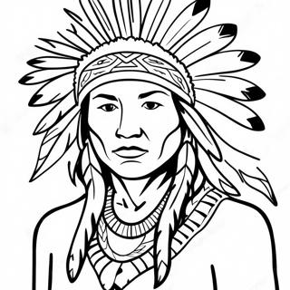 Native American Heritage Month Coloring Page | Native American Heritage Month coloring page