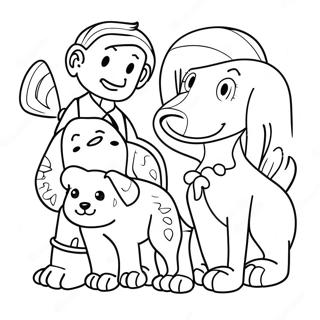 Friends Art Lab Banner Coloring Page | Friends Art Lab Banner coloring page