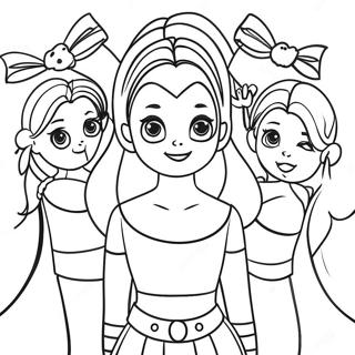 Baltimore Ravens Cheerleaders Coloring Page | Baltimore Ravens coloring page