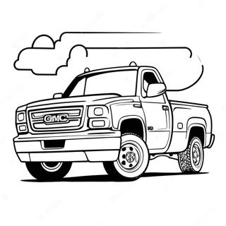 GMC Truck Coloring Page | GMC coloring page