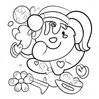 Preschool Pink Coloring Page | Preschool Pink coloring page