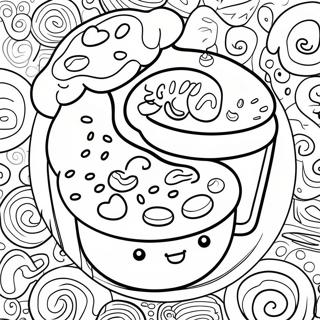 Dunkin Donuts Logo Coloring Page | Dunkin Donuts coloring page