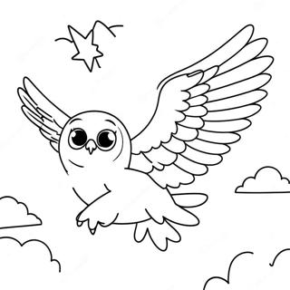 Hedwig Páginas para Colorir