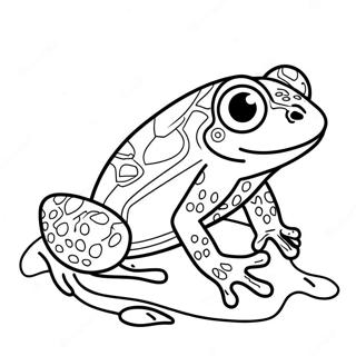 Amphibian Coloring Page | Amphibian coloring page
