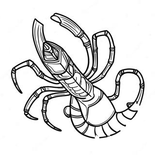 Scorpion Coloring Page | Scorpion coloring page