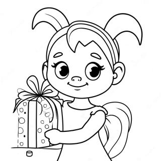Cindy Lou Who Halaman Mewarnai
