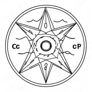 SCP Foundation Logo Coloring Page | SCP coloring page