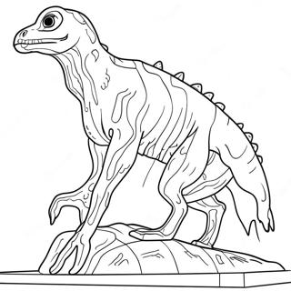 SCP-173 Sculpture Coloring Page | SCP coloring page