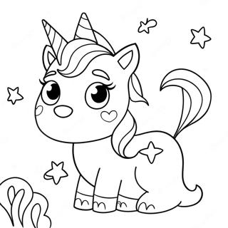 Sparkling Unicorn Cat Mermaid Coloring Page | Unicorn Cat Mermaid coloring page