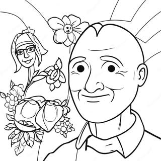 Blessed are the Peacemakers Coloring Page | Beatitudes coloring page