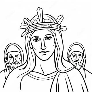 Holy Week Coloring Page | Holy Week coloring page