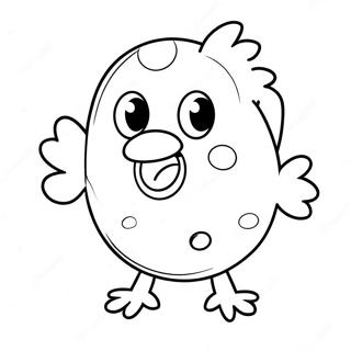 Hühnchen Nugget Malvorlagen