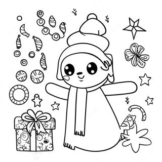 Christmas Math Coloring Page | Christmas Math coloring page