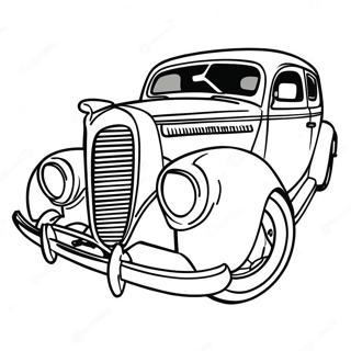 Easy Car Coloring Page | Easy Car coloring page