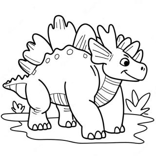 Stegosaurus Coloring Page | Stegosaurus coloring page
