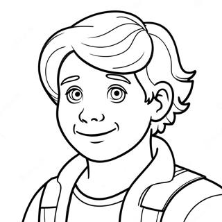 Adventurous Samuel Coloring Page | Samuel coloring page