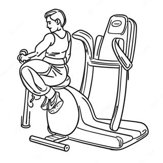 Exercise Coloring Page | Exercise coloring page