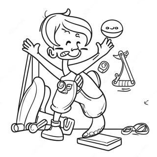 Ejercicio Páginas para Colorear