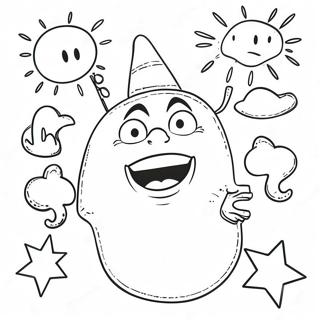 Wacky Wednesday Coloring Page | Wacky Wednesday coloring page