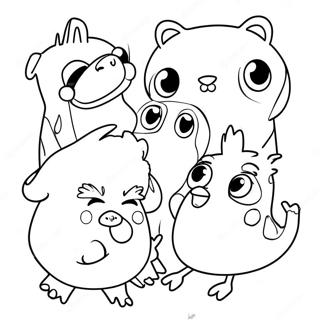 Silly Animals Wacky Wednesday Coloring Page | Wacky Wednesday coloring page