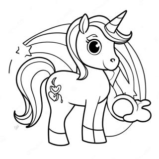 Lisa Frank Rainbow Unicorn Coloring Page | Lisa Frank coloring page