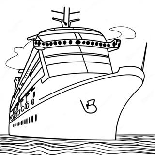 Disney Cruise Ship Coloring Page | Disney Cruise coloring page