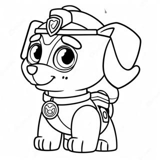 Zuma Paw Patrol Coloring Page