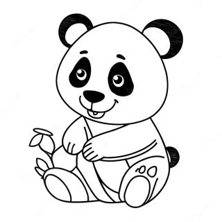Mimi Panda Pagine da Colorare