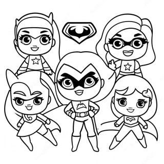 DC Superhero Girls Coloring Page | DC Superhero Girls coloring page