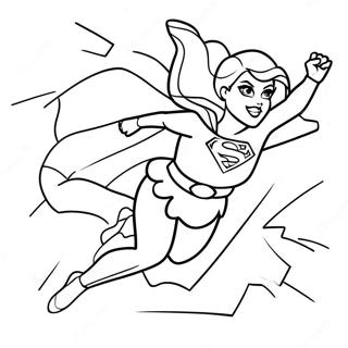 Chicas Superhéroes De Dc Páginas para Colorear