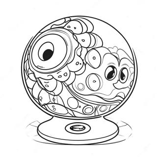 Pop It Fidget Toy Coloring Page | Pop It coloring page