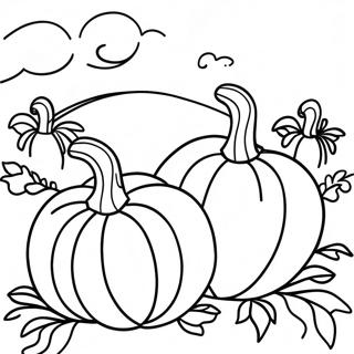 Pumpkin Patch Coloring Page | Pumpkin Patch coloring page