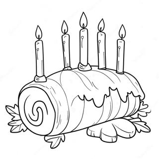 Yule Coloring Pages
