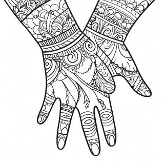 Hands Coloring Page | Hands coloring page