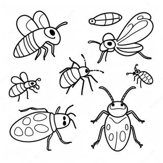 Bugs Coloring Page | Bugs coloring page