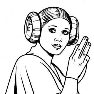 Princess Leia Coloring Page | Princess Leia coloring page
