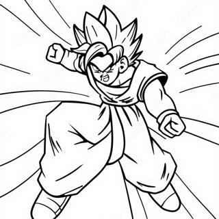 Vegito Páginas para Colorear