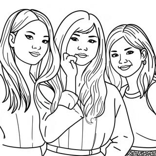 Blackpink Coloring Page | Blackpink coloring page
