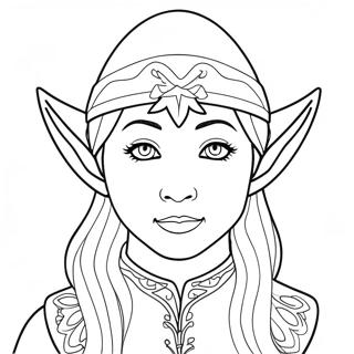 Elf for Adults Coloring Page | Elf for Adults coloring page