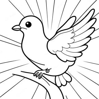 Holy Spirit Dove Coloring Page | Holy Spirit coloring page