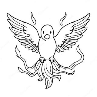 Holy Spirit with Flames Coloring Page | Holy Spirit coloring page