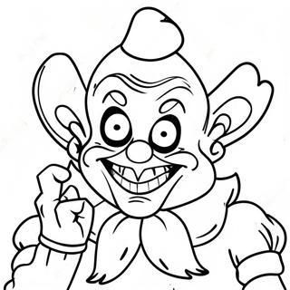 Killer Klowns from Outer Space Coloring Page | Killer Klowns from Outer Space coloring page
